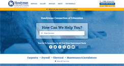 Desktop Screenshot of edmonton.handymanconnection.com