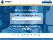 Tablet Screenshot of handymanconnection.com