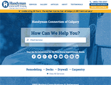 Tablet Screenshot of calgary.handymanconnection.com