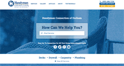 Desktop Screenshot of durham.handymanconnection.com