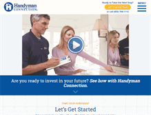 Tablet Screenshot of franchiseopportunity.handymanconnection.com